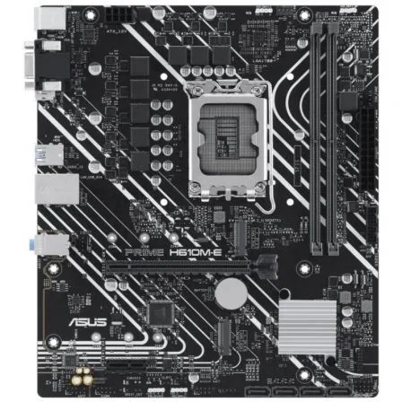 ASUS Prime H610M-E-CSM Placa Base Intel LGA 1700 DDR5 PCIe 4.0 Micro ATX con 2 Ranuras M.2, Wi-Fi, Aura Sync RGB, CSM y Control Avanzado de Refrigeración