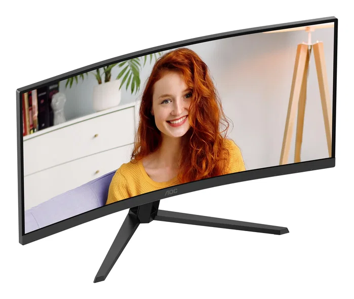AOC CU34B3E Monitor ultraancho curvo de 34 pulgadas WQHD 120 Hz Black AOC CU34B3E Monitor ultraancho curvo de 34 pulgadas WQHD 120 Hz Black