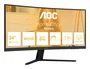 AOC CU34B3E Monitor ultraancho curvo de 34 pulgadas WQHD 120 Hz Black