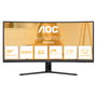 AOC Basic-Line CU34B3E B3 Series Monitor Curvo 34" 3440x1440 WQHD 120Hz VA 300cd/m² HDR10 1ms HDMI DisplayPort
