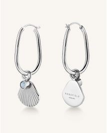 Rosefield Sunray Pendant Hoops con cristales JPHSCS-J257