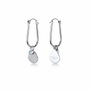 Rosefield Sunray Pendant Hoops con cristales JPHSCS-J257