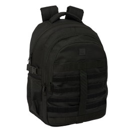 Safta Mochila Cross Doble Negro