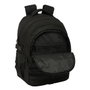 Safta Mochila Cross Doble Negro
