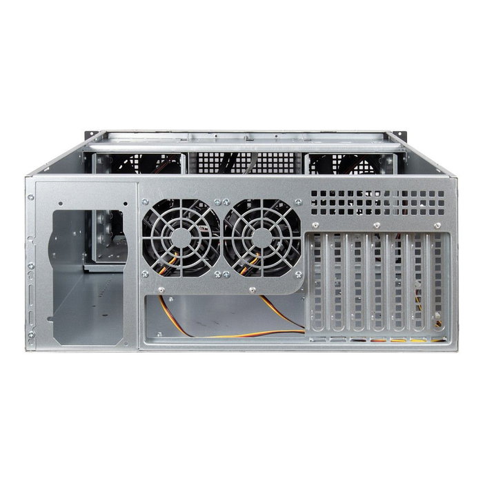 Inter-Tech 4U-40248 Gabinete de Servidor Estante 4U Negro y Gris, soporta ATX/micro ATX/Mini-ITX, 11 bahías 3.5", 4 bahías 2.5", con ventiladores Inter-Tech 4U-40248 Gabinete de Servidor Estante 4U Negro y Gris, soporta ATX/micro ATX/Mini-ITX, 11 bahías 3.5", 4 bahías 2.5", con ventiladores