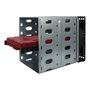 Inter-Tech 4U-40248 Gabinete de Servidor Estante 4U Negro y Gris, soporta ATX/micro ATX/Mini-ITX, 11 bahías 3.5", 4 bahías 2.5", con ventiladores