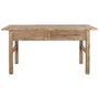 DKD Home Decor Antik China Escritorio de Madera de Olmo con 3 Cajones, 169 x 75 x 85 cm, Acabado Natural