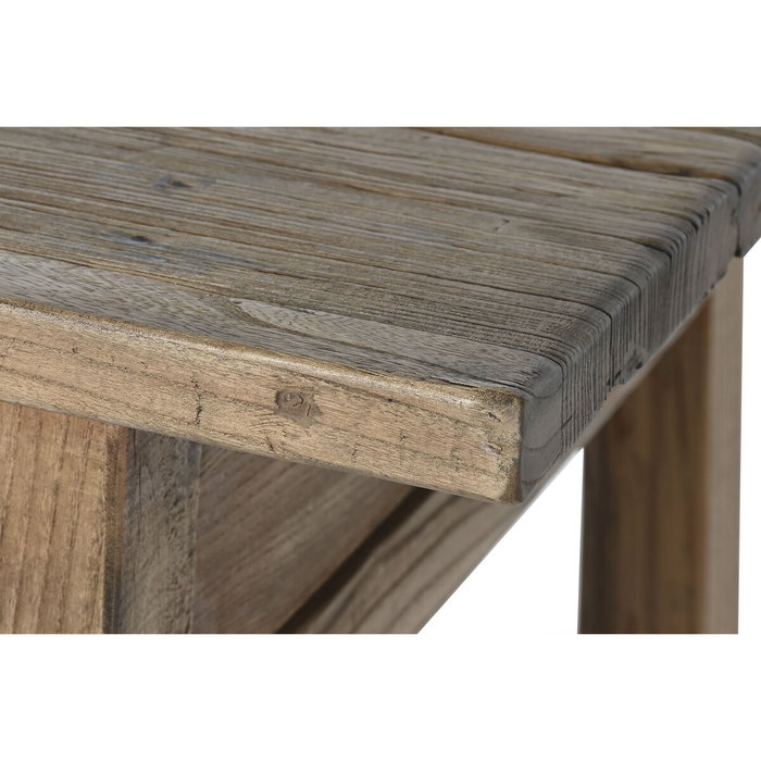DKD Home Decor Antik China Escritorio de Madera de Olmo con 3 Cajones, 169 x 75 x 85 cm, Acabado Natural