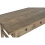 DKD Home Decor Antik China Escritorio de Madera de Olmo con 3 Cajones, 169 x 75 x 85 cm, Acabado Natural