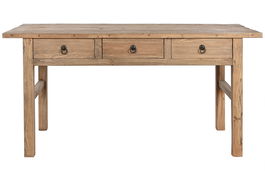 DKD Home Decor Mesa Antik china Natural 75 x 85 x 169 cm 3 Cajones