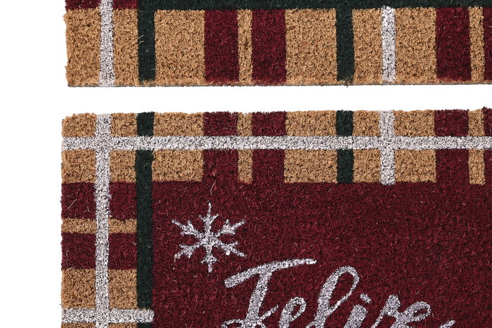 DKD Home Decor Felpudo Navidad Tradicional Verde Rojo 40 x 60 cm (2 Unidades) DKD Home Decor Felpudo Navidad Tradicional Verde Rojo 40 x 60 cm (2 Unidades)