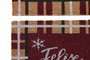 DKD Home Decor Felpudo Navidad Tradicional Verde Rojo 40 x 60 cm (2 Unidades)