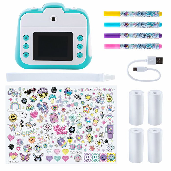 Canal Toys Cámara instantánea Creator CLK 001T Turquesa