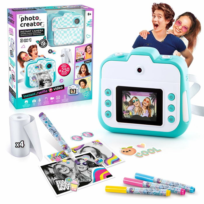 Canal Toys Cámara instantánea Creator CLK 001T Turquesa