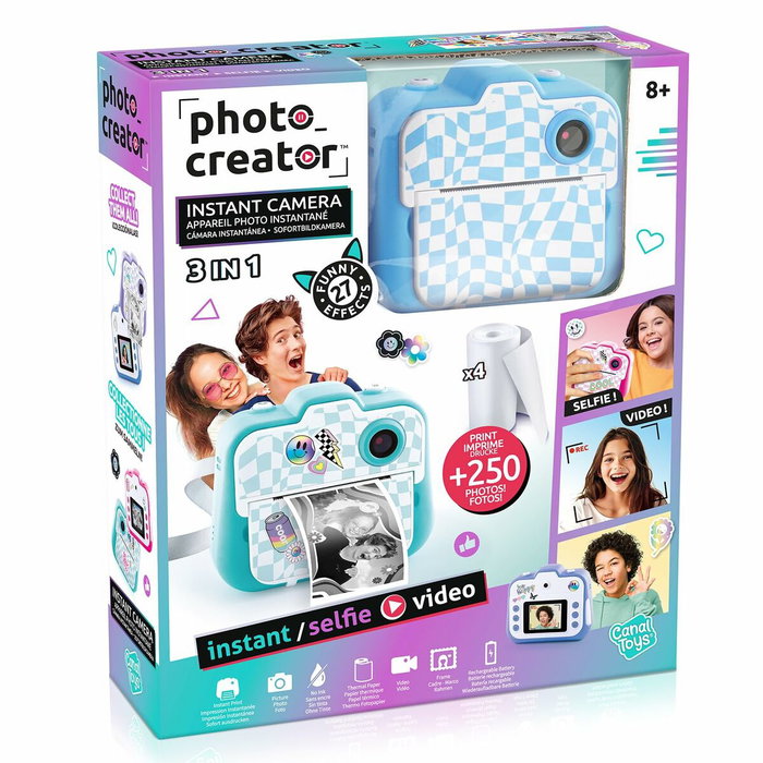 Canal Toys Cámara instantánea Creator CLK 001T Turquesa
