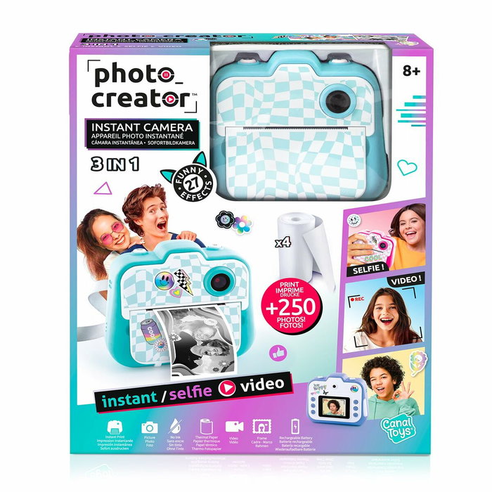 Canal Toys Cámara instantánea Creator CLK 001T Turquesa