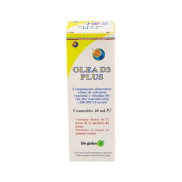 HERBOPLANET D3 Plus Gotas 20ml con Vitamina D3 para el Sistema Inmunitario y Huesos