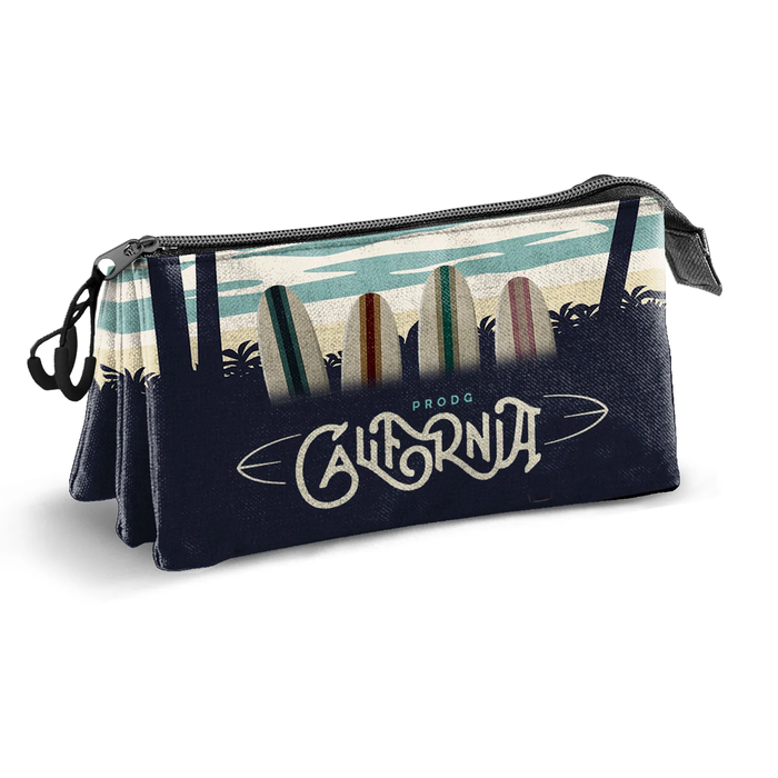 Pro-Dg Estuche Portatodo Triple California PRO-DG Multicolor Ripstop Repelente Líquidos