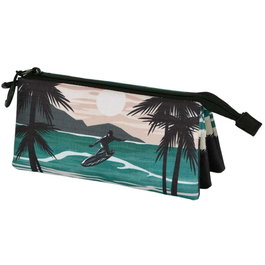 Pro-Dg Estuche Portatodo Triple California PRO-DG Multicolor Ripstop Repelente Líquidos