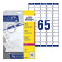 AVERY Zweckform Etiquetas de dirección L7651-25 blancas 38,1 x 21,2 mm