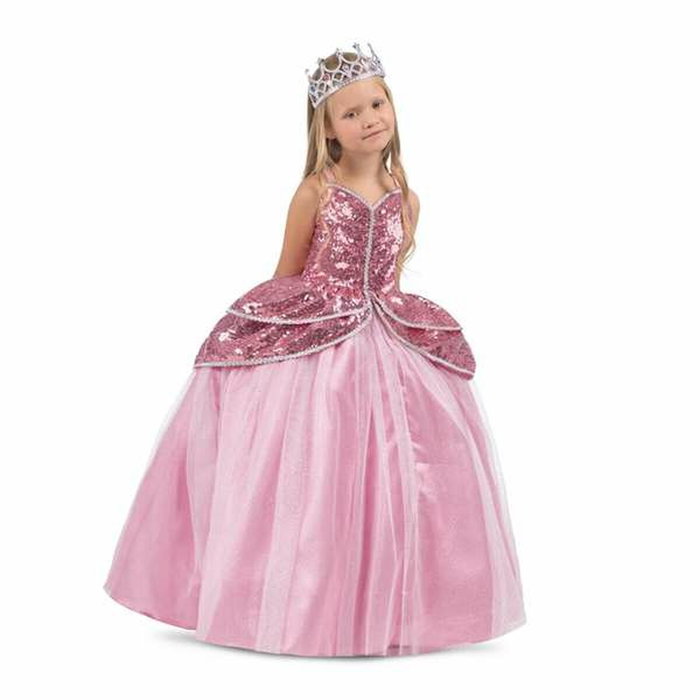 My Other Me Disfraz Princesa Rosa con Tiara, Vestido y Enagua Talla 3-4 Y