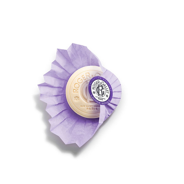 Roger & Gallet Lavande Royale Jabón de Bienestar y Relax con Aceite Esencial de Lavanda, 100 g Roger & Gallet Lavande Royale Jabón de Bienestar y Relax con Aceite Esencial de Lavanda, 100 g