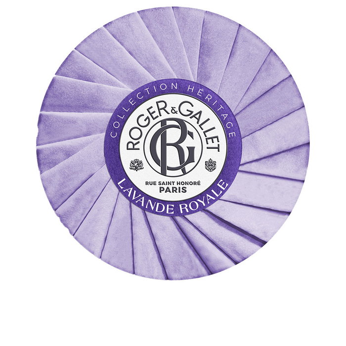 Roger & Gallet Lavande Royale Jabón de Bienestar y Relax con Aceite Esencial de Lavanda, 100 g Roger & Gallet Lavande Royale Jabón de Bienestar y Relax con Aceite Esencial de Lavanda, 100 g