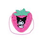 Karactermania Kuromi Bolso Soft Strawberry 22x22x8cm Bolso Bandolera Peluche Rosa Poliéster