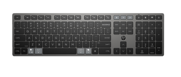 HP Teclado 720 recargable multidispositivo inalambrico HP Teclado 720 recargable multidispositivo inalambrico