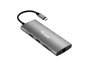 Equip Adaptador Multifuncional USB-C 9 en 1 HDMI 4K/60Hz Plata
