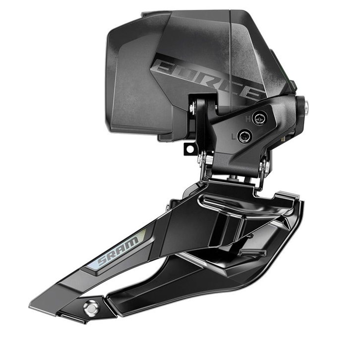 SRAM FORCE AXS E1 Braze-On Desviador Electrónico Doble 12 Velocidades Compatible 43/30D 46/33D 48/35D 50/37D SRAM FORCE AXS E1 Braze-On Desviador Electrónico Doble 12 Velocidades Compatible 43/30D 46/33D 48/35D 50/37D