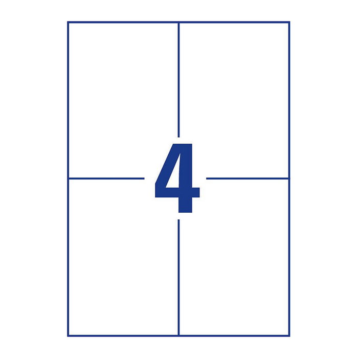 Avery Zweckform Etiquetas 3483 de 105 x 148 mm, A4, 400 unidades