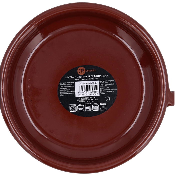Cazuela Barro Barro Clasico 20 cm