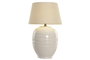 DKD Home Decor Lámpara de Sobremesa Mediterránea con Motivos de Peces, Blanco y Beige, 40 x 67 x 40 cm (2 Unidades)