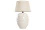 DKD Home Decor Lámpara de Sobremesa Mediterránea con Motivos de Peces, Blanco y Beige, 40 x 67 x 40 cm (2 Unidades)