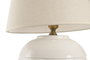 DKD Home Decor Lámpara de Sobremesa Mediterránea con Motivos de Peces, Blanco y Beige, 40 x 67 x 40 cm (2 Unidades)