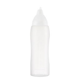 Araven Normaplas Dosificador de Salsas, Blanco, 25.1 cm de Alto x 8 cm de Diámetro, Capacidad 75 cl (0.75 litros)