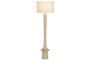 DKD Home Decor Lámpara de Pie Mango y Lino Natural