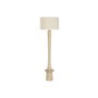 DKD Home Decor Lámpara de Pie Mango y Lino Natural
