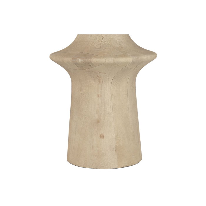 DKD Home Decor Lámpara de Pie Mango y Lino Natural