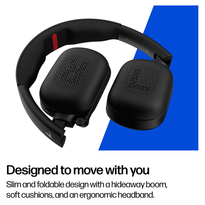 Poly HP Poly Focus 625 Stereo Bluetooth Negro