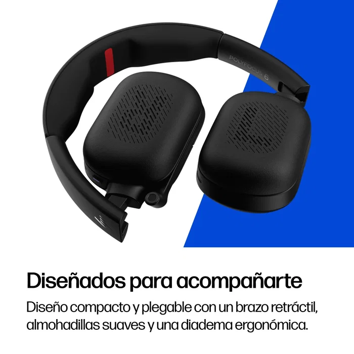 Poly Focus 625 Stereo Bluetooth Headset Negro Poly Focus 625 Stereo Bluetooth Headset Negro
