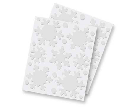 Scrapbook Adhesives by 3L Adhesivo espuma 3D copos de nieve blanco 58u. Scrapbook Adhesives by 3L Adhesivo espuma 3D copos de nieve blanco 58u.