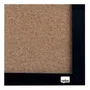 Nobo Tablero de anuncios de corcho con marco negro 585x430 mm