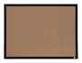 Nobo Tablero de anuncios de corcho con marco negro 585x430 mm