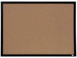 Nobo Tablero de anuncios de corcho marco negro 585x430 mm