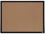 Nobo Tablero de anuncios de corcho marco negro 585x430 mm