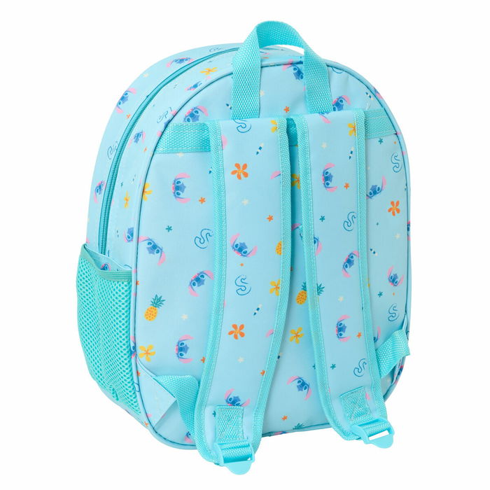Mochila Infantil Lilo & Stitch Azul claro 27 x 33 x 10 cm 3D
