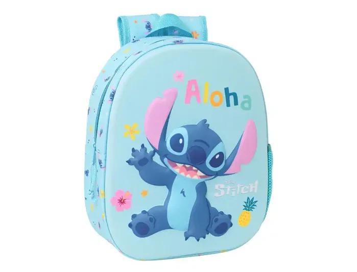 Safta Mochila 3D Stitch Disney 33cm