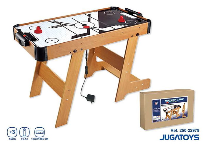 JugaToys Air Hockey eléctrico 102x51x65cm